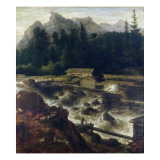 Scandinavian Landscape, 1670 Giclee Print by Allaert Van Everdingen