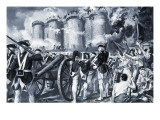 The Fall of the Bastille in 1789 Giclee Print by Paul Rainer