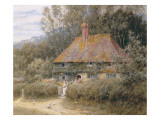 Valewood Farm under Blackwood, Surrey reproduction procédé giclée par Helen Allingham