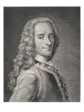 Francois Marie Arouet De Voltaire Giclee Print by Maurice Quentin de La Tour