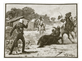 How Major Tombs Won the Victoria Cross Giclee Print by William Barnes Wollen