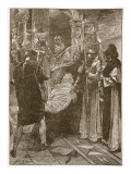 The Burial of King Ethelbert of Kent Giclee-trykk av John Henry Frederick Bacon The Burial of King Ethelbert of Kent Giclee-trykk av John Henry Frederick Bacon