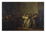 The Arrest of the Singer, Garat Giclee-trykk av Louis Leopold Boilly