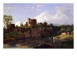 Chepstow Castle, on the Wye, 1854 Giclee Print by Jasper Francis Cropsey