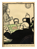 An Employer Sacks One of His Employees reproduction procédé giclée par Félix Vallotton