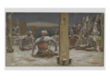 The Four Guards Sat Down and Watched Him Giclee Print by James Jacques Joseph Tissot