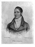 Tom Spring, Engraved by Percy Roberts Giclee Print by George Sharples
