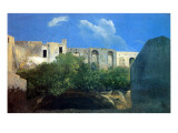 Ruined Buildings Near Naples, C.1782 Lámina giclée por Thomas Jones