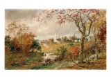 Autumn Landscape, Saugerties, 1886 Giclee Print by Jasper Francis Cropsey