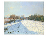 Effect of Snow at Argenteuil, 1874 Giclee Print by Alfred Sisley