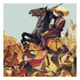 Zapata! the Bandit Who Ruled Mexico Reproduction procédé giclée par McConnell 