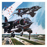 International Air Tattoo of 1976 Giclee Print by Wilf Hardy