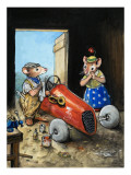 The Town Mouse and the Country Mouse reproduction procédé giclée par Mendoza 