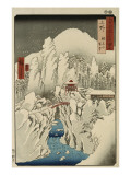 Mount Haruna in Snow, Ueno Province reproduction procédé giclée par Ando Hiroshige