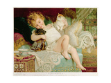 Playmates, from the Pears Annual, 1903 reproduction procédé giclée par Emile Munier