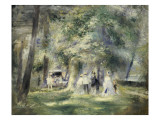 In the Park at Saint-Cloud, 1866 Giclee Print by Pierre-Auguste Renoir