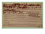 Last Page of the Art of Fugue, 1740S reproduction procédé giclée par Johann Sebastian Bach