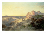 Red Rock Trail, South Utah, 1913 reproduction procédé giclée par Moran 