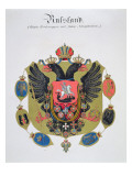 Arms and Shield of the State of Imperial Russia Giclee Print by C. Hildebrandt