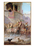 The Entry of Jehu into Jezreel reproduction procédé giclée par Edward Henry Corbould