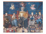 Detail of the Allegory of Good Government, 1338-40 Giclée-Druck von Ambrogio Lorenzetti