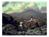 Into the Jackson Hole Country, 1937 Reproduction procédé giclée par Frank Tenney Johnson