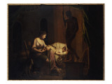 Penelope Unravelling Her Web Giclee Print by Joseph Wright of Derby