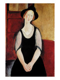 Portrait of Thora Klinchlowstrom Giclee Print by Modigliani 