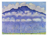 Andey Mountain, Vue from Bonneville, 1909 Impressão giclée por Ferdinand Hodler