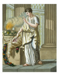 Aruspice, from 'L'Antique Rome', Pub. 1796 Giclee Print by Jacques Grasset de Saint-Sauveur