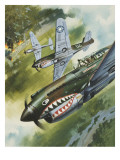Famous Aircraft and their Pilots Giclee Print by Wilf Hardy