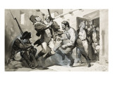 William Scoresby Escapes from Spanish Gaol Giclee Print by McConnell 