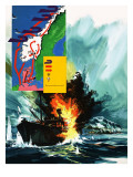 Allied Invasion of Norway During Ww2 Giclee Print by Gerry Wood