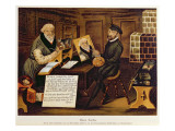 The Artist at Work Painting Hans Sachs Giclee Print by Andreas Herneyssen