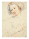 Study of the Head of St. Apollonia reproduction procédé giclée par Rubens 