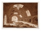A Gallery in the Via Tiburtina, 1833 Giclee Print by Agostino Tofanelli