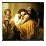 Tobias Curing His Father's Blindness, 1772 Giclee Print by Benjamin West