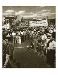 Communist Rally in Mexico, 1930S Giclee Print