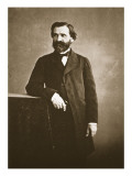 Guiseppe Verdi, 1860 reproduction procédé giclée par Nadar 
