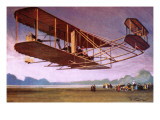 The Wright Brothers Reproduction procédé giclée par Tacconi 