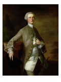 Portrait of David Garrick reproduction procédé giclée par Thomas Gainsborough