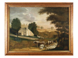 The Grave of William Penn, 1848 Gicléedruk van Edward Hicks The Grave of William Penn, 1848 Gicléedruk van Edward Hicks