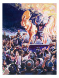 Worshipping False Gods Giclee Print by Robert Forrest