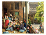 The Midday Meal, Cairo, 1875 Lámina giclée por John Frederick Lewis The Midday Meal, Cairo, 1875 Lámina giclée por John Frederick Lewis