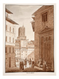 Torre Delle Milizie, 1833 Giclee Print by Agostino Tofanelli