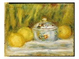 Sugar Bowl and Lemons, 1915 Giclee Print by Pierre-Auguste Renoir