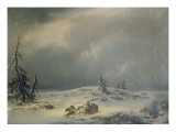 Napoleon at Berezina Giclee Print by Antonio Morghen