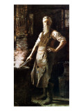 The Village Blacksmith Giclee Print by Thomas Hovenden