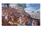 Volumnia before Coriolanus Giclée-Druck von Gillis van Valckenborch