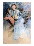 The Artist's Wife, 1903 reproduction procédé giclée par Alphonse Mucha